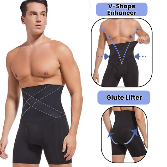Men's High Waist Compression Shorts